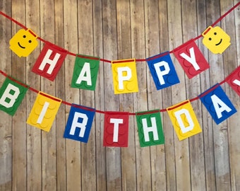 lego birthday banner etsy