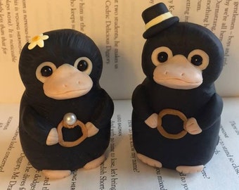 Lil Niffler Inspired Wedding Toppers