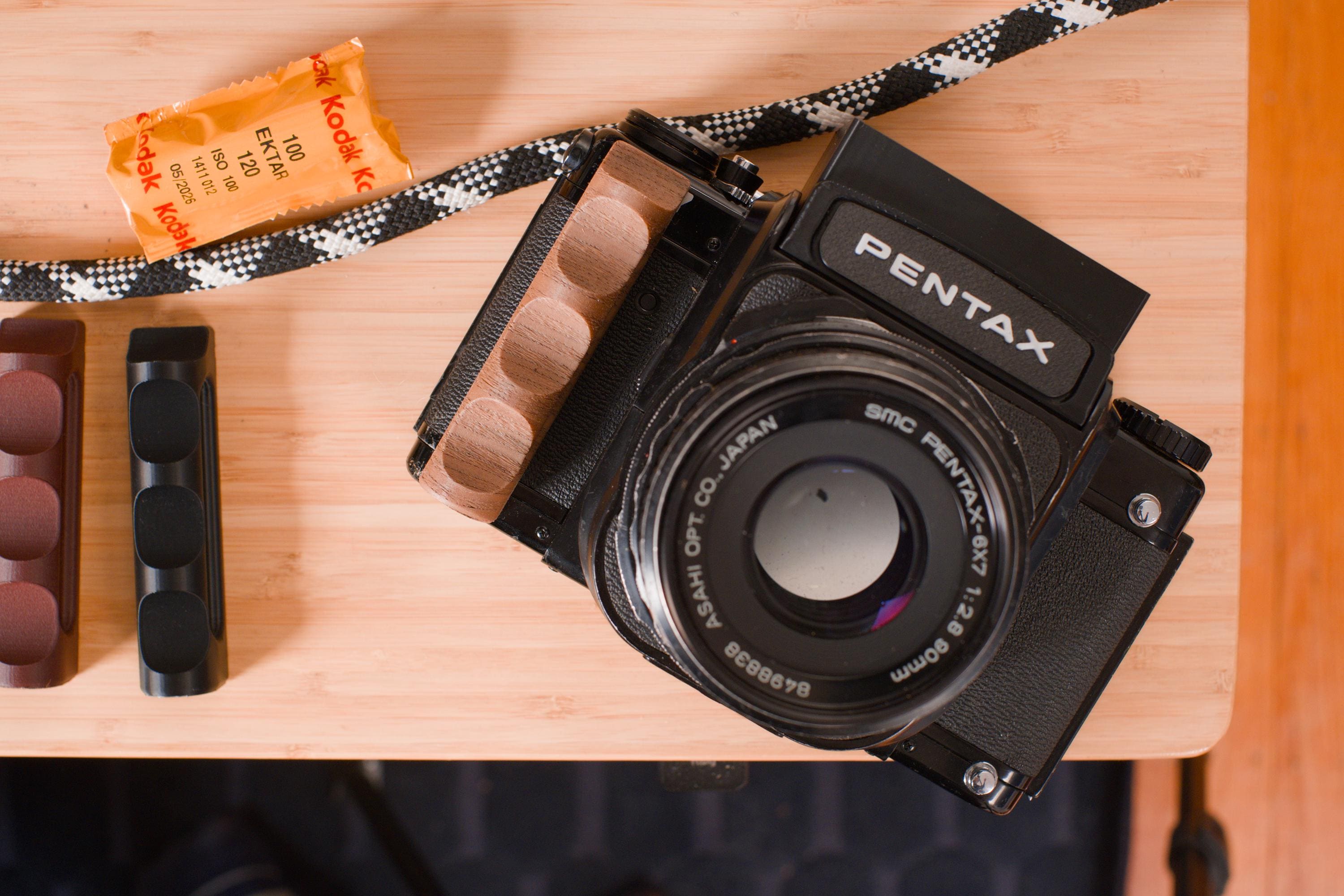 PENTAX ペンタックス LXグリップ T-874 Custom Pentax LX Right Hand Grips - 3D Printed in Black PLA+ and