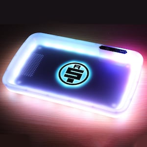 Nipsey Hussle Glow Tray - All Money In The Marathon Continues Art Artwork Illuminated LED Rolling Glow Mood Tray Cookies Runtz TMC Hip Hop