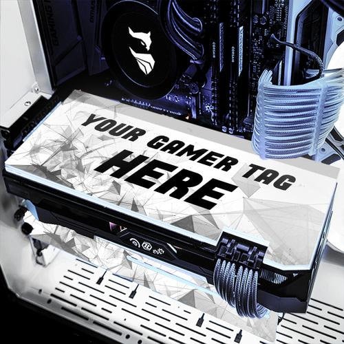 Gpu Back Sticker Customize Your Own GPU Backplate RGB + A-rgb Nvidia & Amd - Etsy