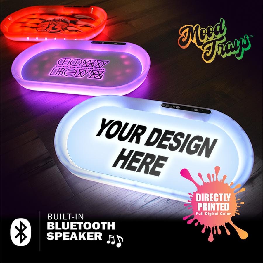 Customized LED Bluetooth Speaker Rolling Tray Print Any Etsy