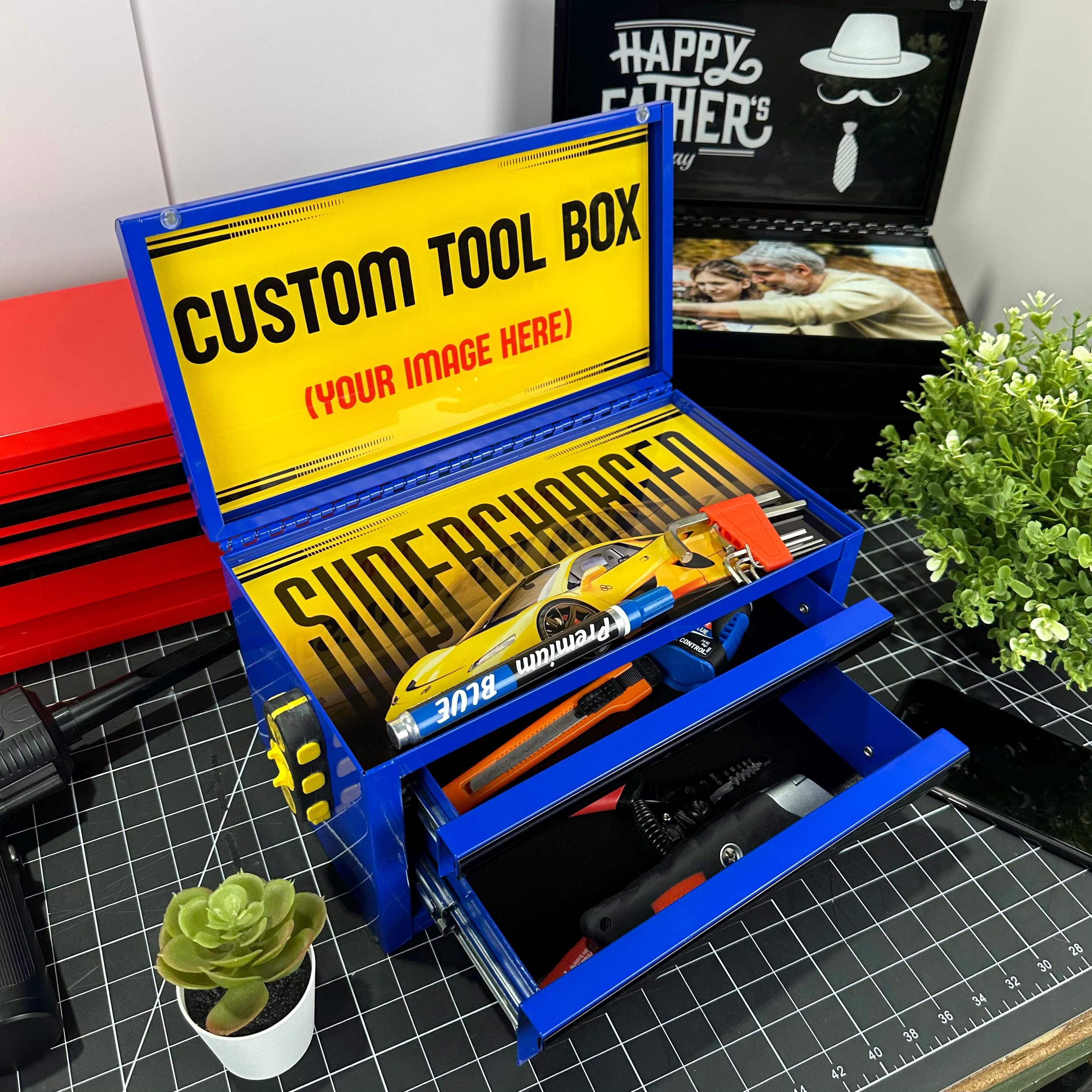 Personalized Mini Tool Box Premium Organizer | Custom Gift Tool Box ...