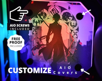 Custom AIO Covers for Corsair iCUE ELITE CAPELLIX (H100i, H115i, H150i)