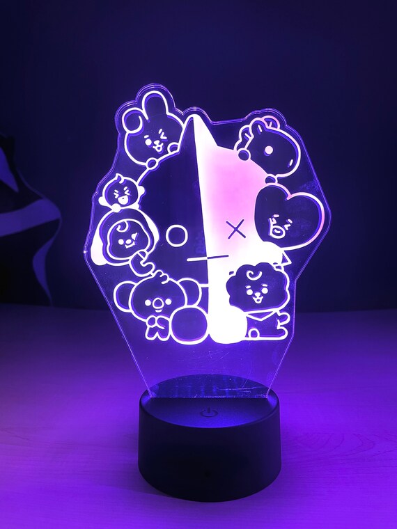 Led light base sales acrylic