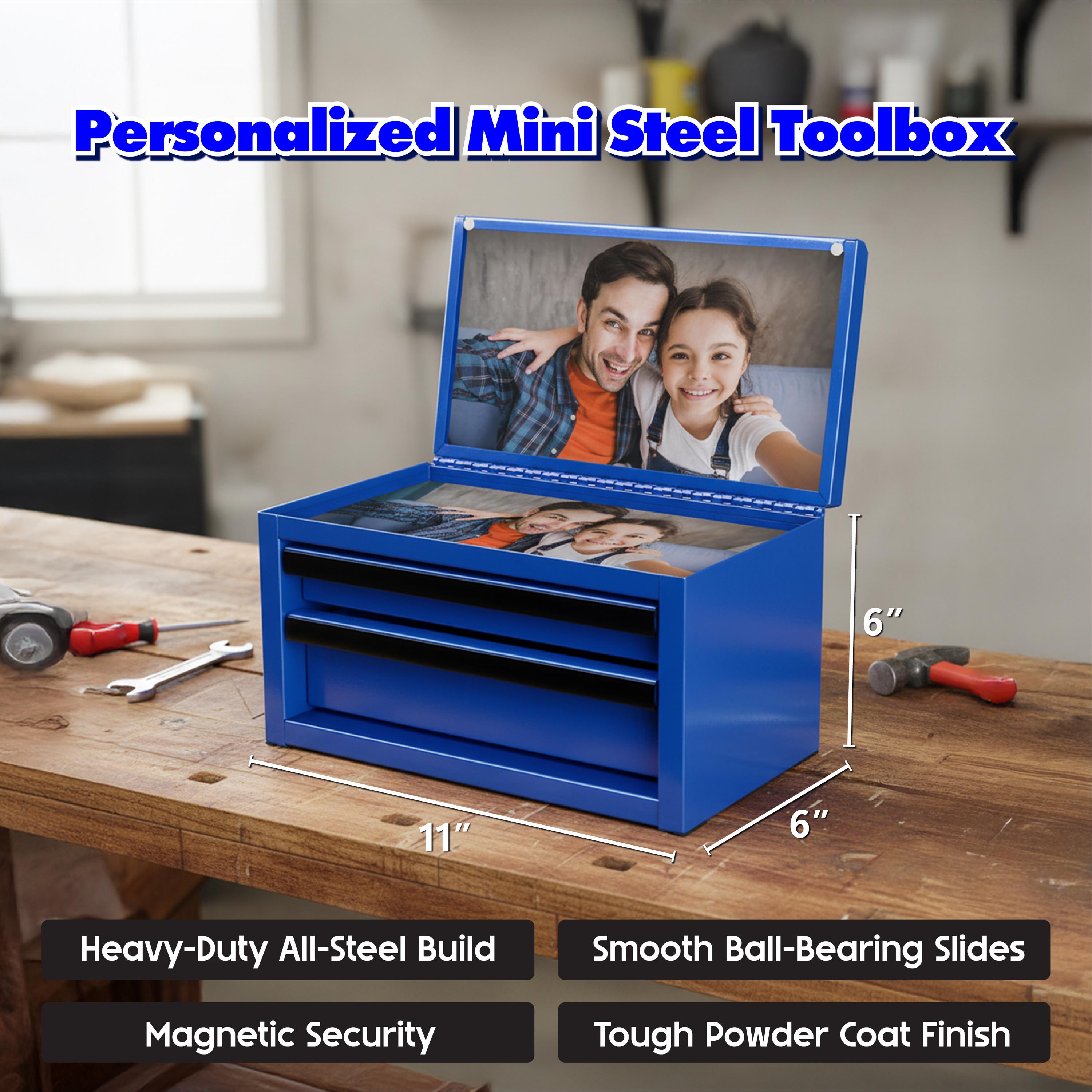 Personalized Mini Tool Box Premium Organizer | Custom Gift Tool Box ...