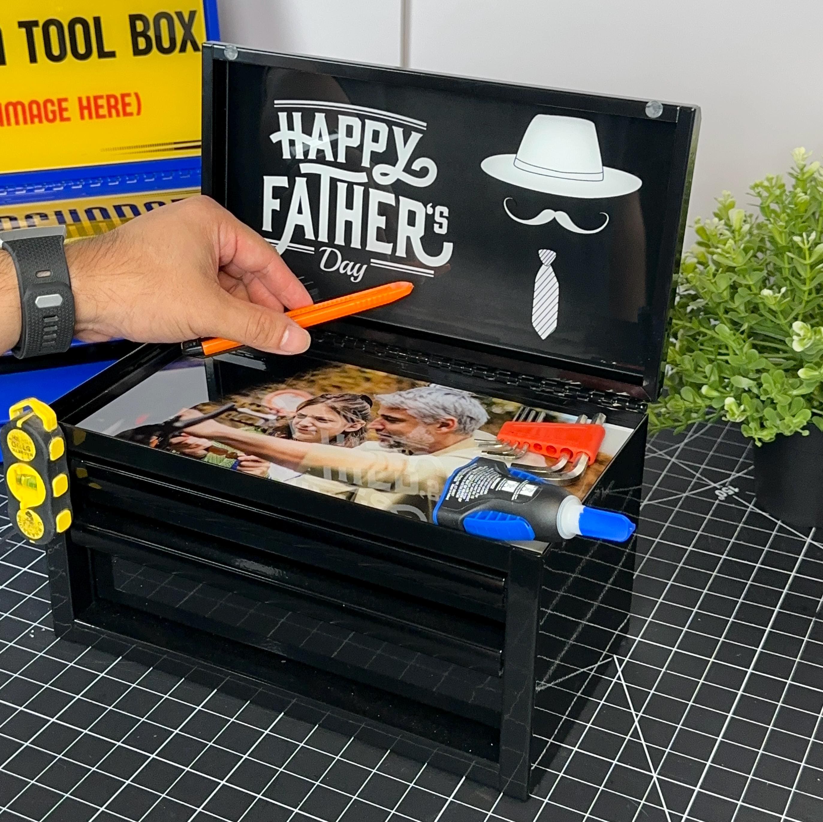 Personalized Mini Tool Box Premium Organizer | Custom Gift Tool Box ...