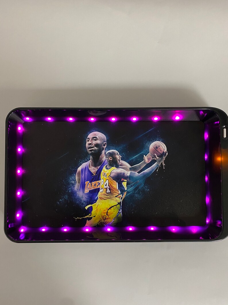 Custom Glow Tray Light Up Rolling Tray Nipsey Rolling Tray Etsy