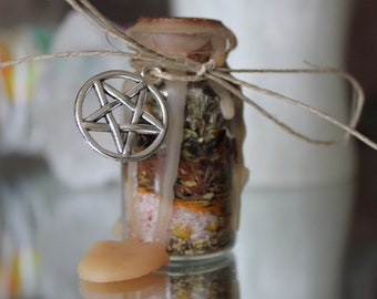Spell Jar for Good Health - Magical Health Charm Amulet Jar Spell - Spell for Staying Healthy - Wellness Spell Jar - Magick for Well Being