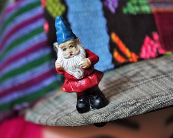 Cute Gnome Hat Brim Pin - Friendly Gnomes Figurine Pin for Hat Brims - Cool Gnome Buddy Pins - Mini Standing Gnome Pins