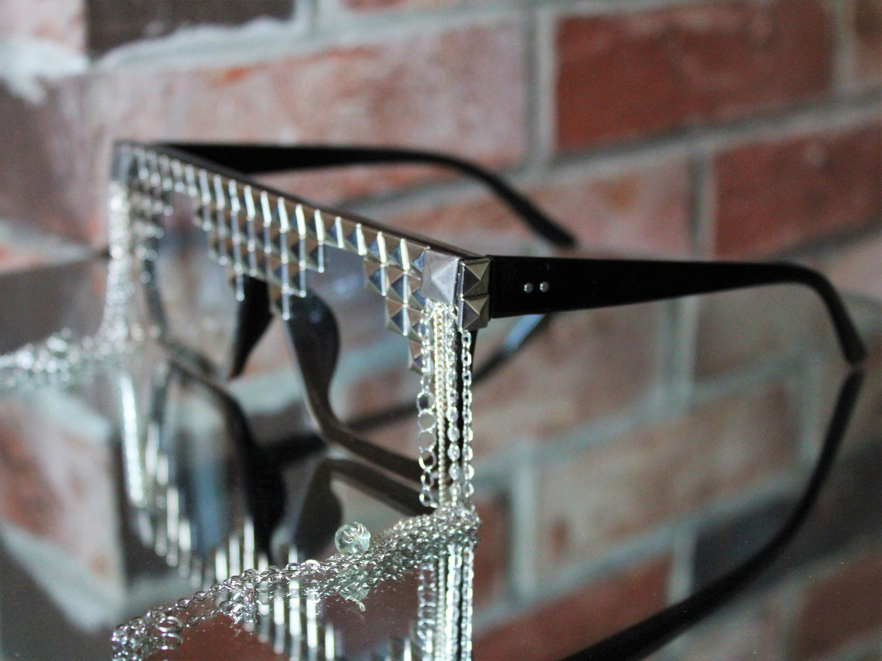Stylish Silver and Gold Embellished Sunglasses SoHo / Oval Sunglasses / Prescription Ready main image 2