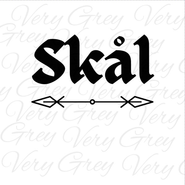 SKAL Scandinavian Toast .svg/.jpg/.png Digital Download