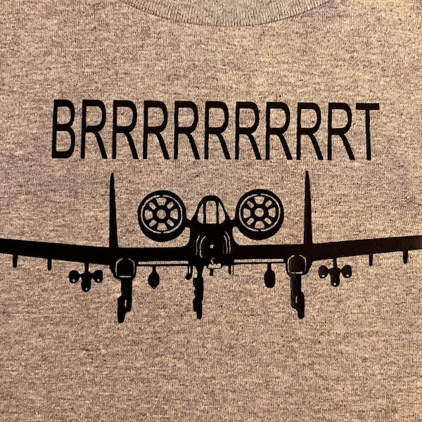 A-10 Wrattenzwijn T-shirt Voor vliegtuig- of vliegliefhebbers, geschiedenisliefhebbers, piloten