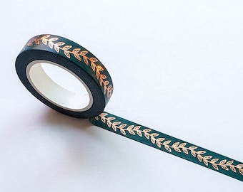 Japan Washi Tape Butterfly and Green Leaf 15mm x 7m MT4283 Japan Washi Tape Butterfly and Green Leaf 15mm x 7m MT4283