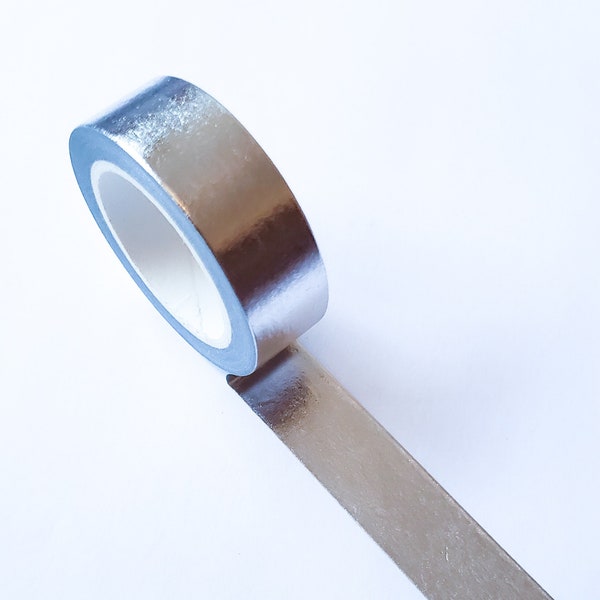 Washi Tape/ Craft Tape- Solid Silver
