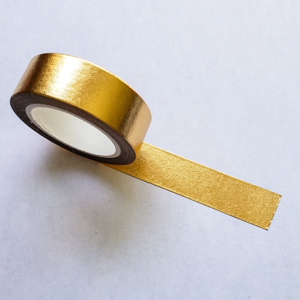 Washi Tape/ Craft Tape- Yellow Gold/24k Gold