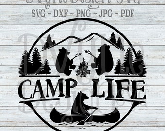Camping Life Svg Etsy