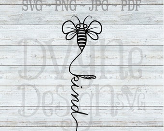 Download Free Be Kind Svg Etsy SVG Cut Files