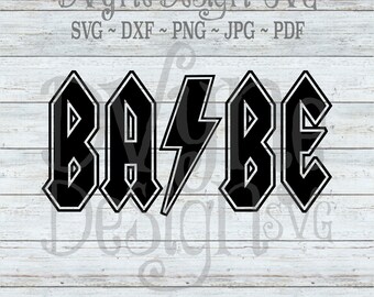 Rock Font Etsy