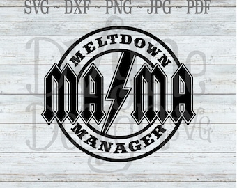 Download Retro Rock Mama Svg Etsy