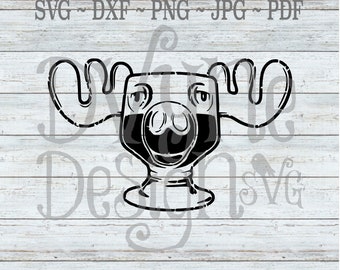 Download Moose Mug Svg Etsy SVG Cut Files