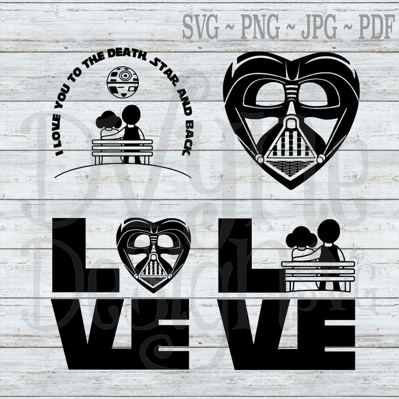 Download Valentine Svg Star Wars Inspired Valentine Vinyl Cut File For Etsy