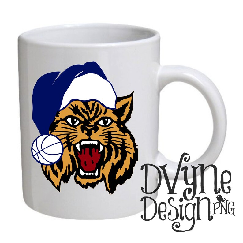 Wildcat Santa SVG Wildcat Christmas SVG Ky Wildcats Santa Etsy