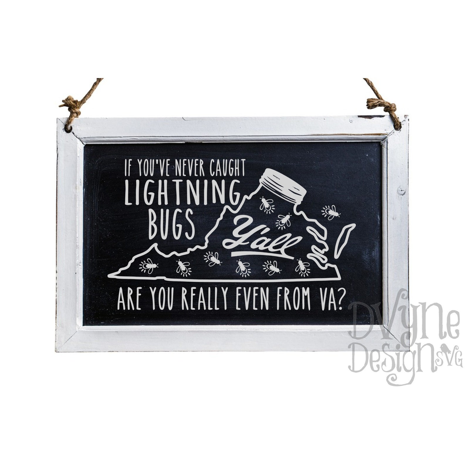 Virginia Lightning Bugs SVG Virginia SVG Lightning Bugs SVG Etsy