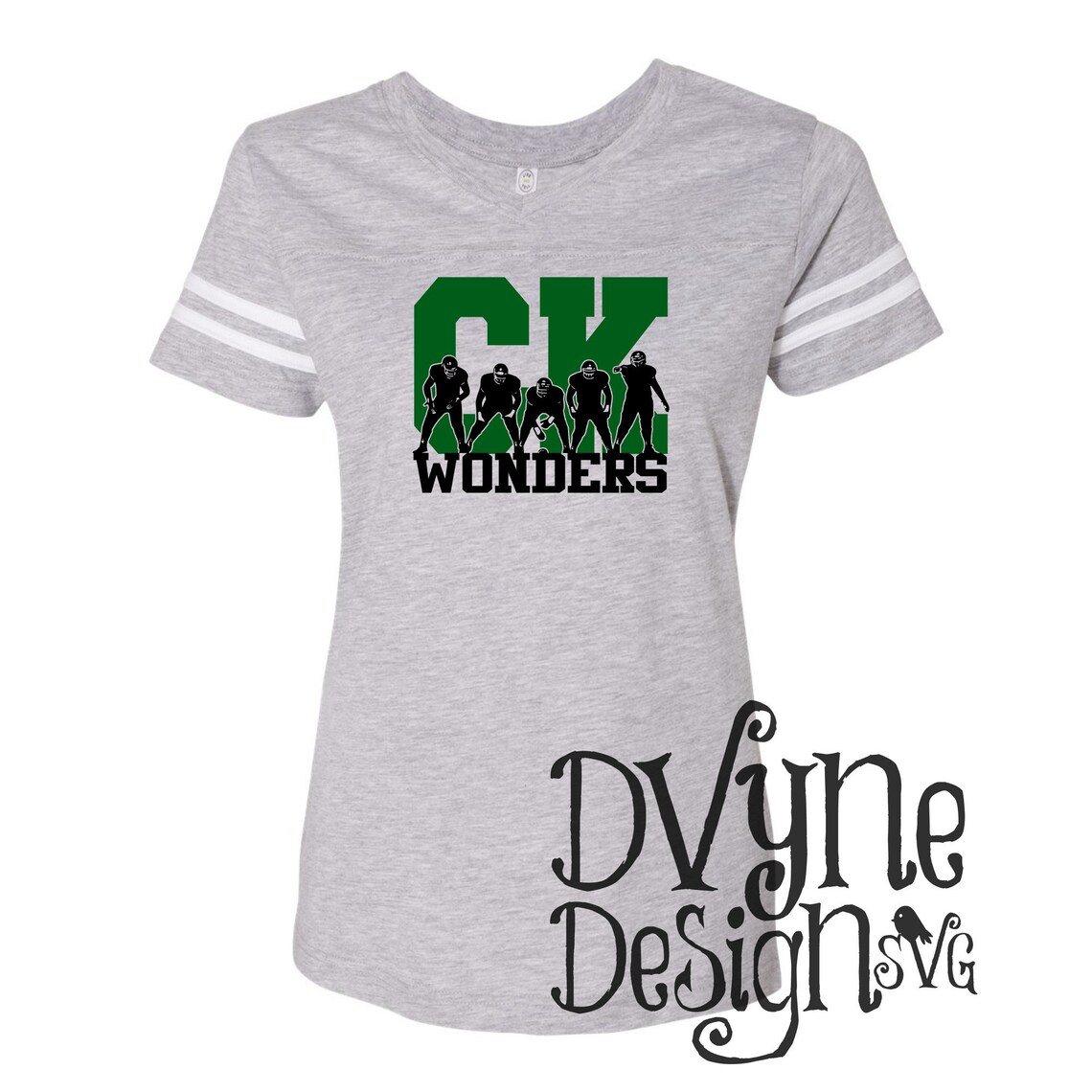 Ceredo Kenova CK Wonders Football SVG for Silhouette Cricut Etsy