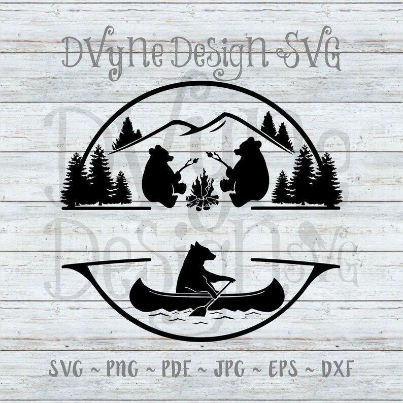 Download Camping SVG Camp Life SVG Camping Bears SVG for Silhouette ...