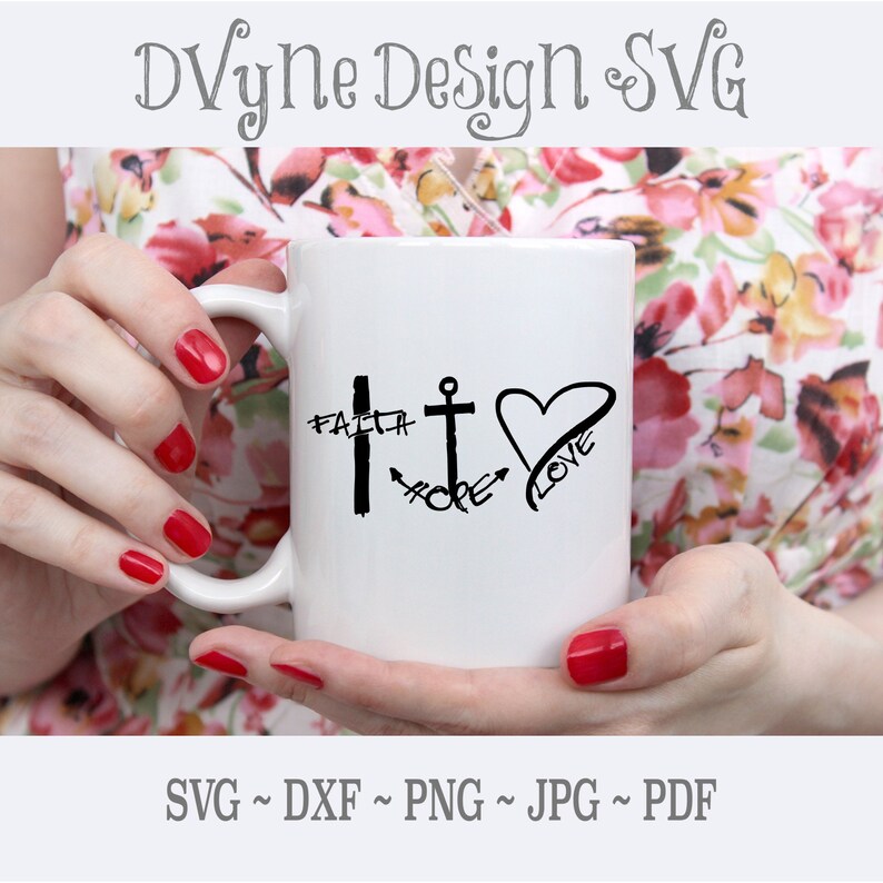 Free Free 159 Faith Hope Love Heart Svg Free SVG PNG EPS DXF File
