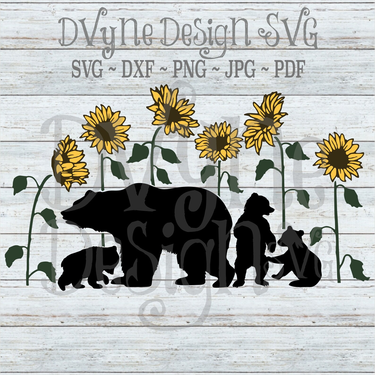 Download Mama Bear SVG Mama Bear and Cubs SVG for Silhouette or | Etsy