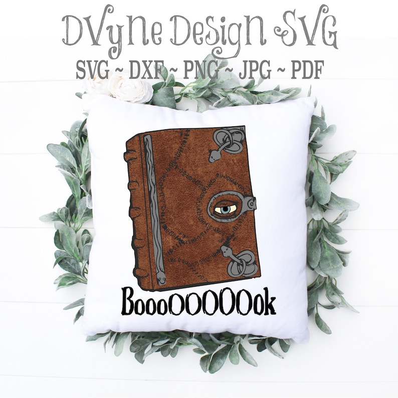 Hocus Pocus Book of Spells SVG for Silhouette or Cricut Etsy