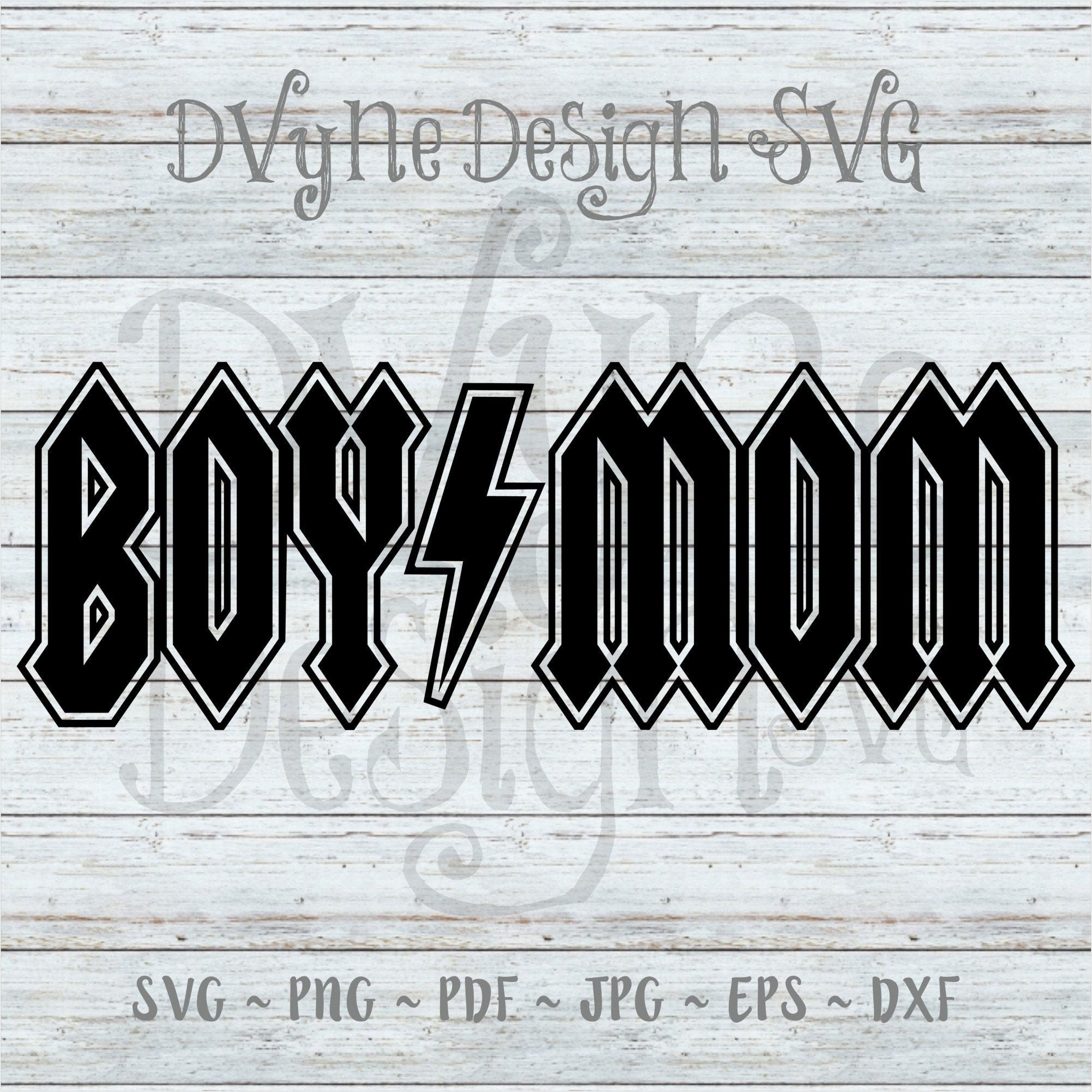 Boy Mom SVG, Mom Vinyl Cut File for Silhouette or Cricut, Gifts for M…