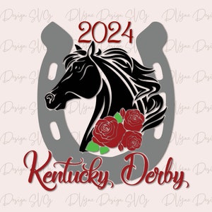 Kentucky Derby SVG, 2024 Ky Derby Vinyl Cut File for Silhouette or Cricut, 2024 Kentucky Derby PNG for Sublimation, Instant Download