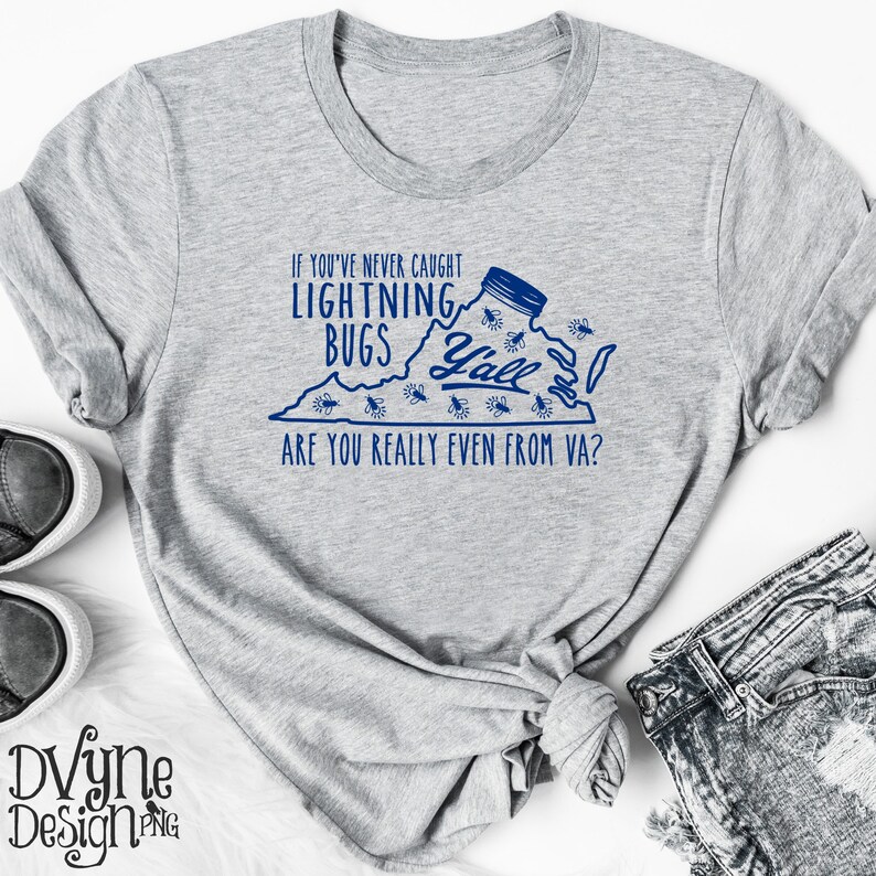 Virginia Lightning Bugs SVG Virginia SVG Lightning Bugs SVG Etsy