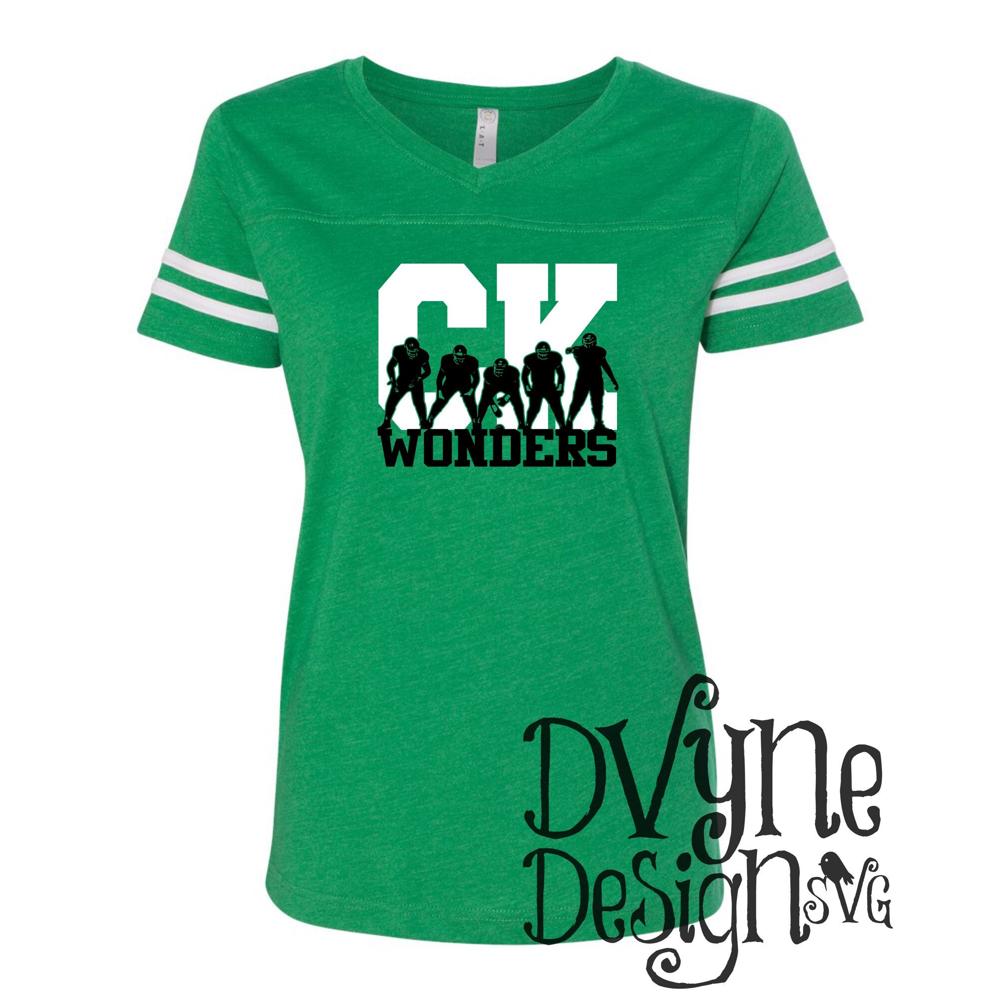 Ceredo Kenova CK Wonders Football SVG for Silhouette Cricut Etsy