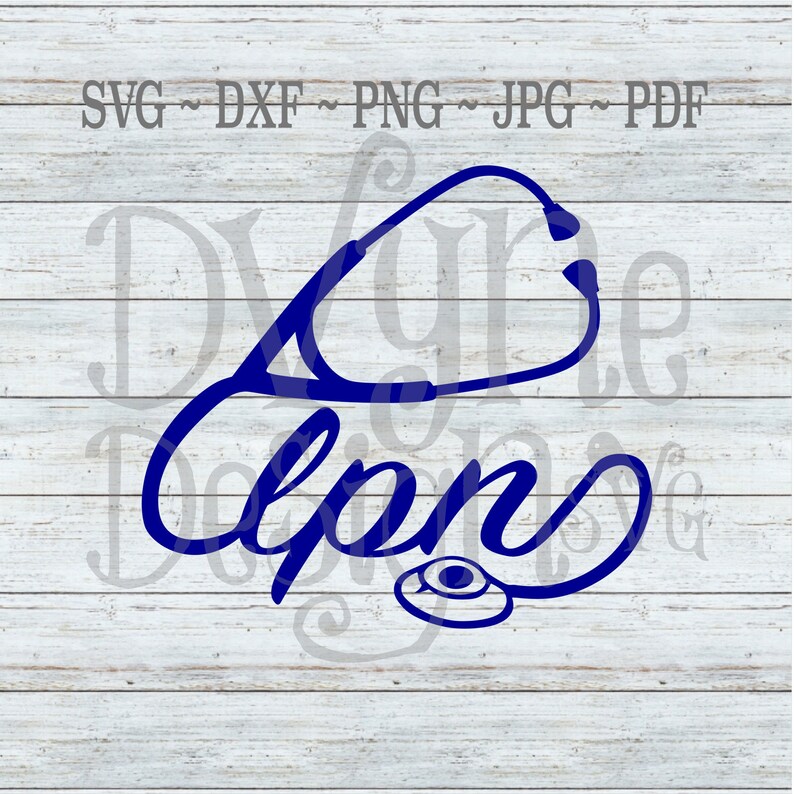 Download Nurse svg Stethoscope svg LPN SVG for Silhouette or Cricut | Etsy