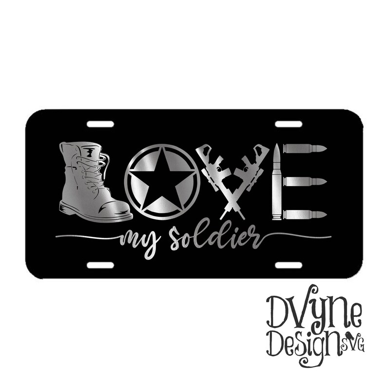 Download Military SVG Love My Soldier SVG for Silhouette or Cricut ...