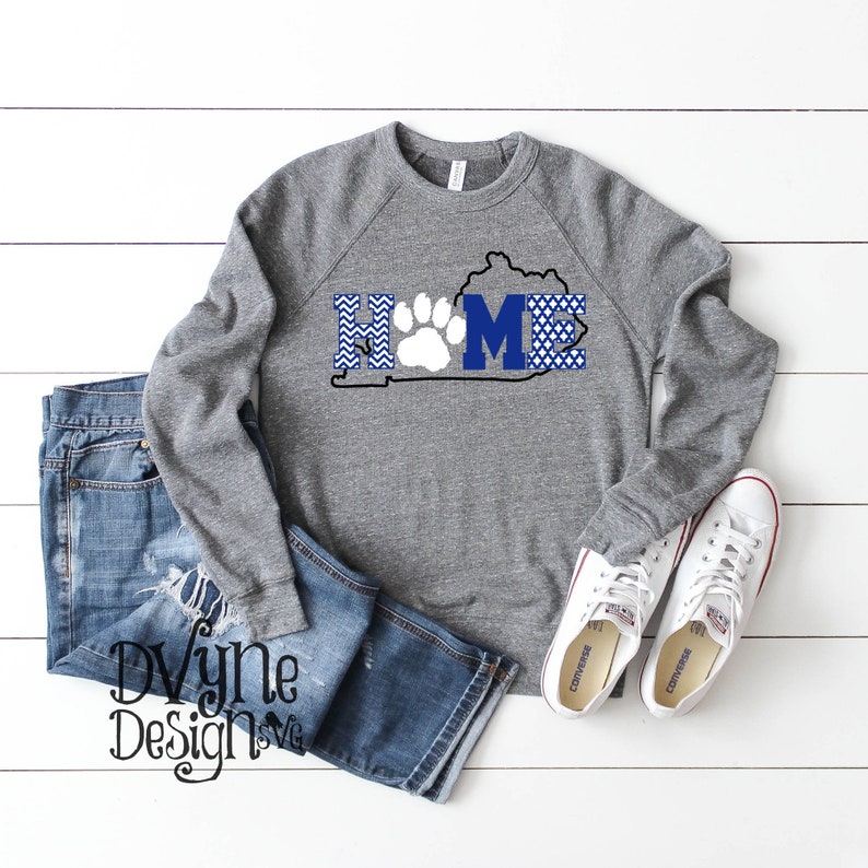 Download Kentucky HOME SVG Ky HOME with Paw Print Digital Cut File ...