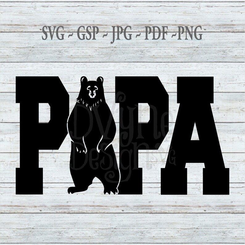 Download Papa Bear SVG Vaderdag Gift Ideeën Papa Vaderdag T Shirt ...