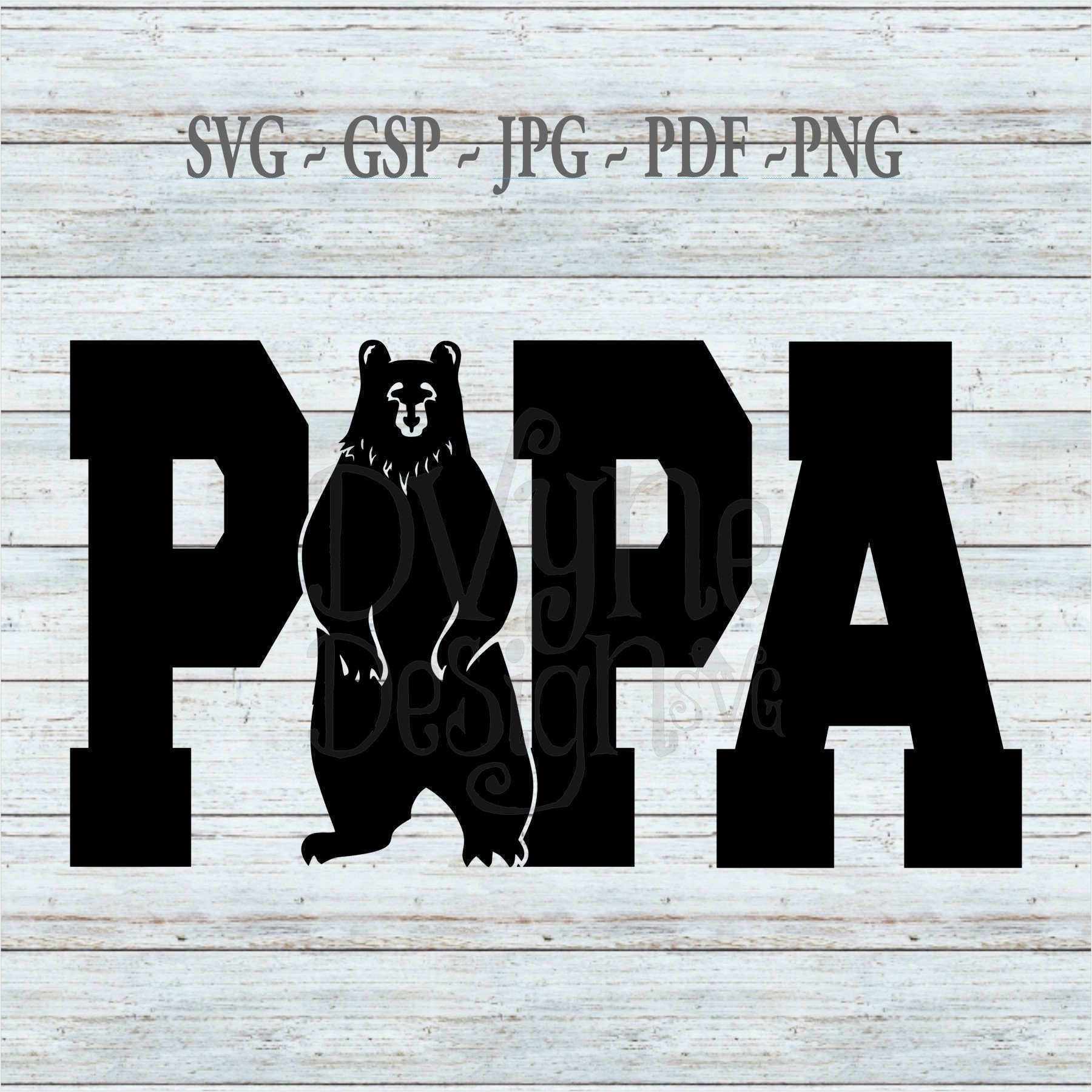 Download Papa Bear SVG Vaderdag Gift Ideeën Papa Vaderdag T Shirt ...