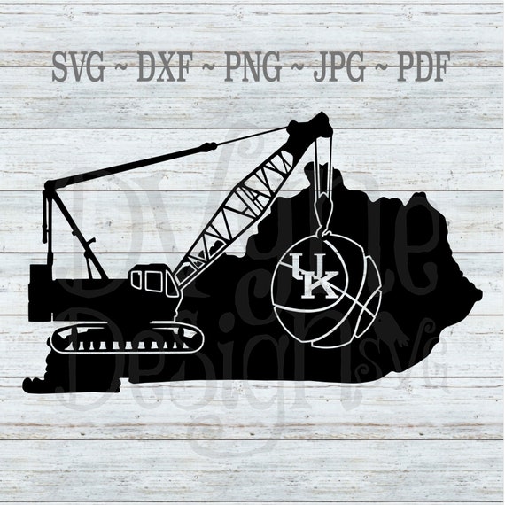 Crane Operator Svg Ky Basketball Svg State Of Ky Svg Mobile Etsy