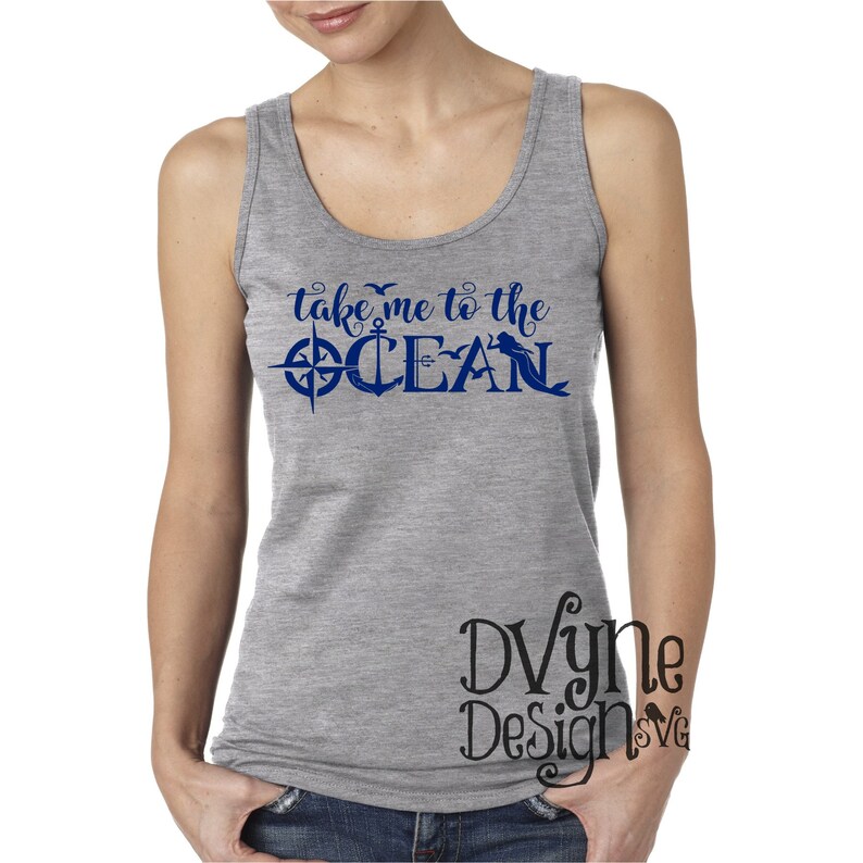 Download Ocean SVG Ocean Cut File Vacation Shirt SVG Nautical Cut ...