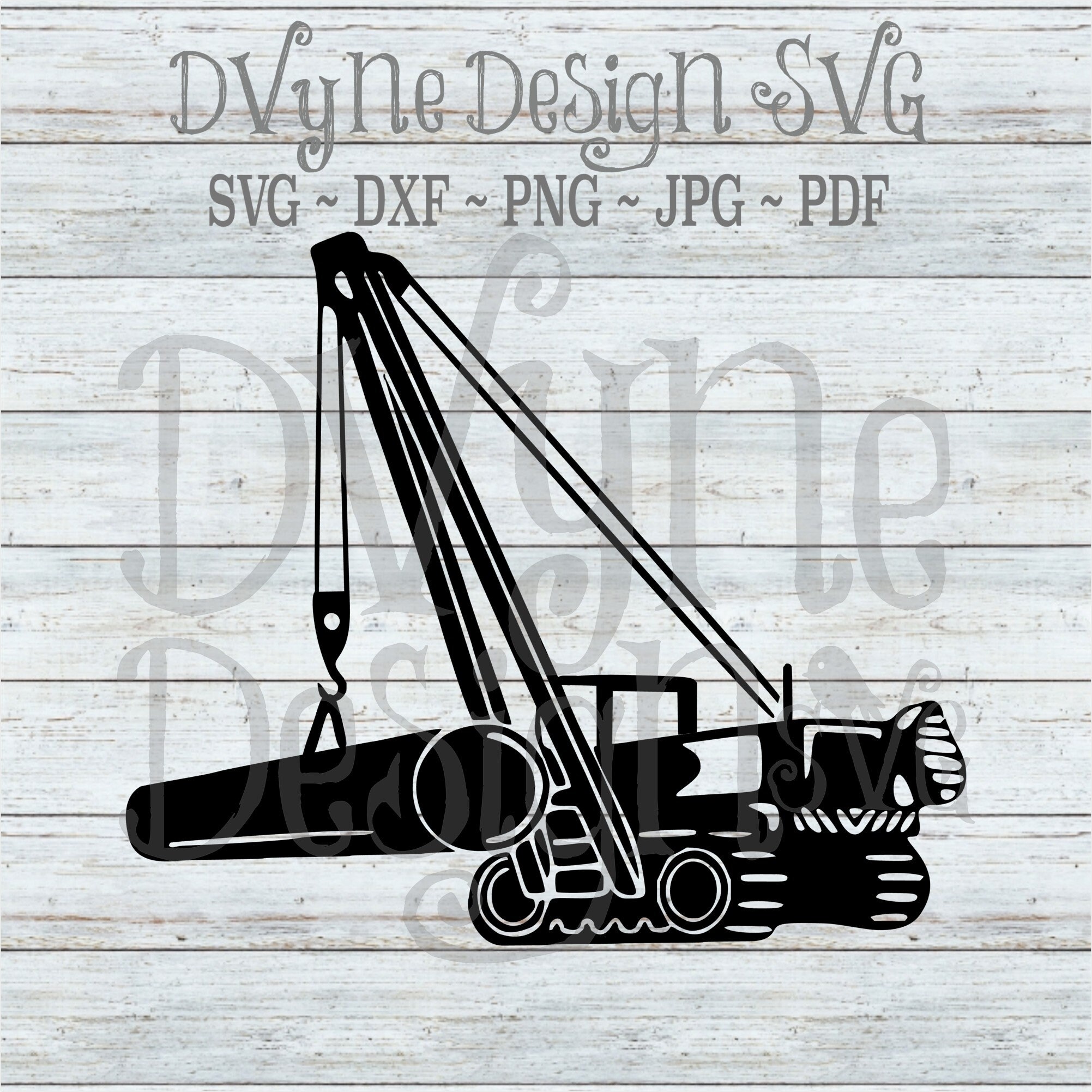 Pipeliner Sideboom SVG Pipeline Operator SVG Construction Etsy