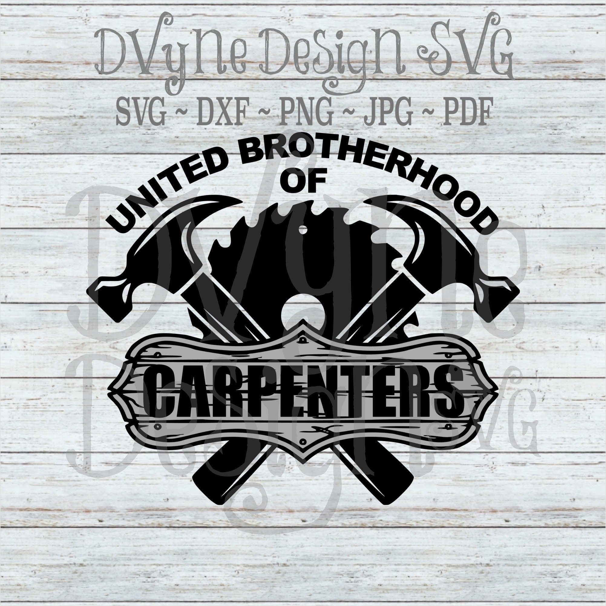 Carpenter Union SVG Carpenter Union Logo SVG for Silhouette - Etsy