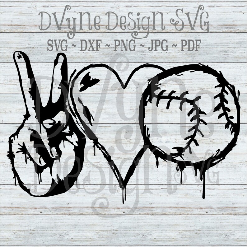 Free Free 59 Peace Love Baseball Svg SVG PNG EPS DXF File