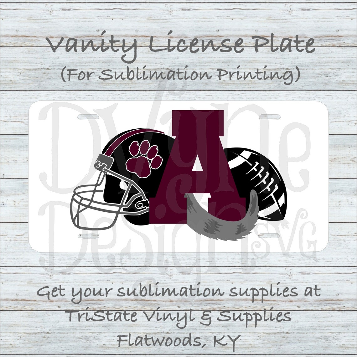 Ashland Tomcat Football SVG Digital Download for Silhouette Etsy
