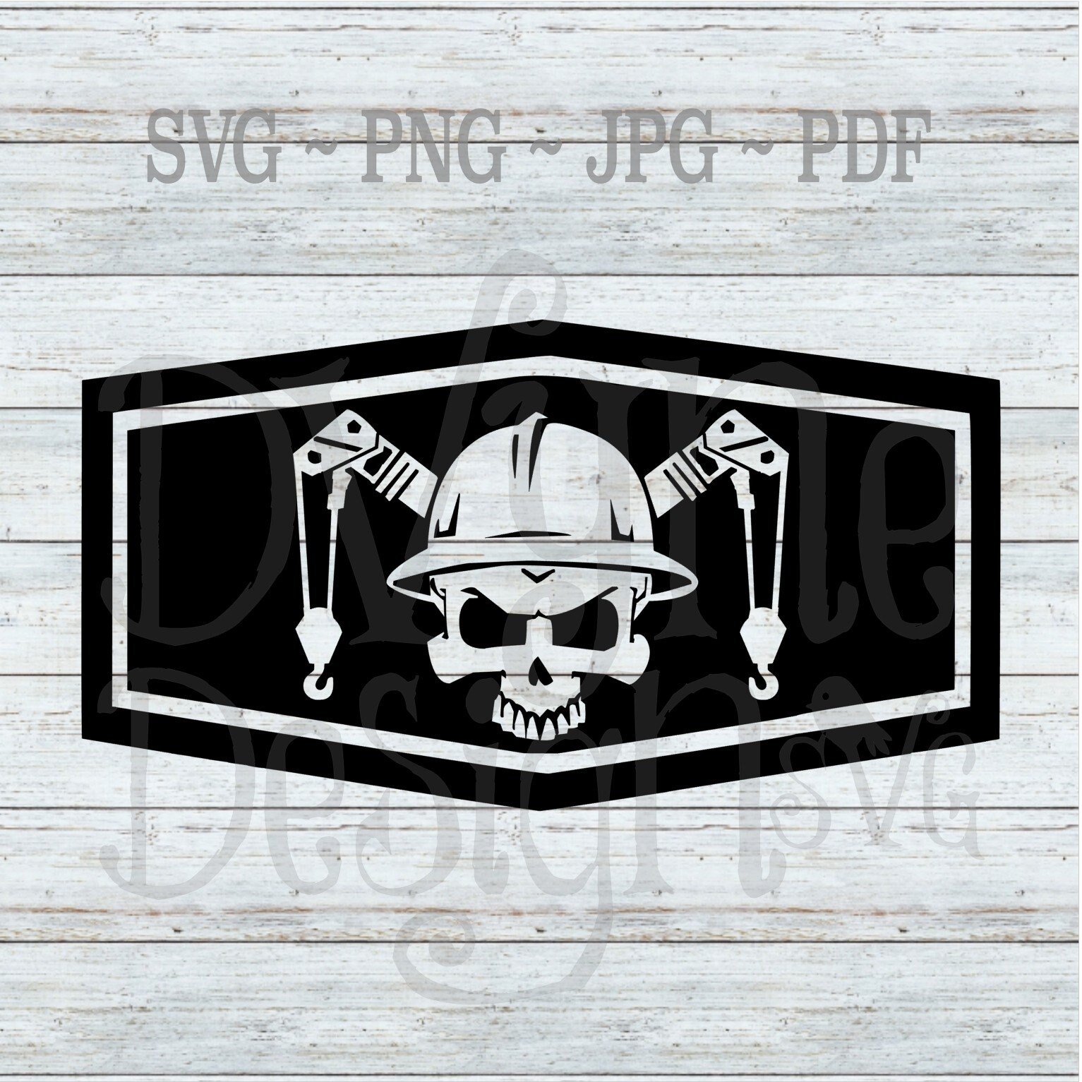 Crane Operator Skull SVG Mobile Crane Operator Digital Cut Etsy Ireland