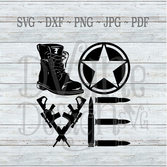 Army Love Svg Army Svg Army Wife Or Girlfriend Svg Military Etsy